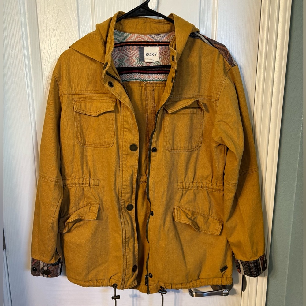 Roxy Golden Yellow Utility Jacket